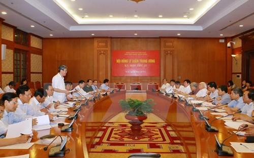 Kỳ họp thứ 15 Hội đồng Lý luận Trung ương - ảnh 1
